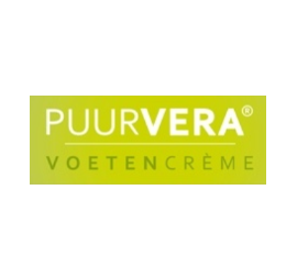 PuurVera voetencreme met pure Aloe Vera en menthol geur.